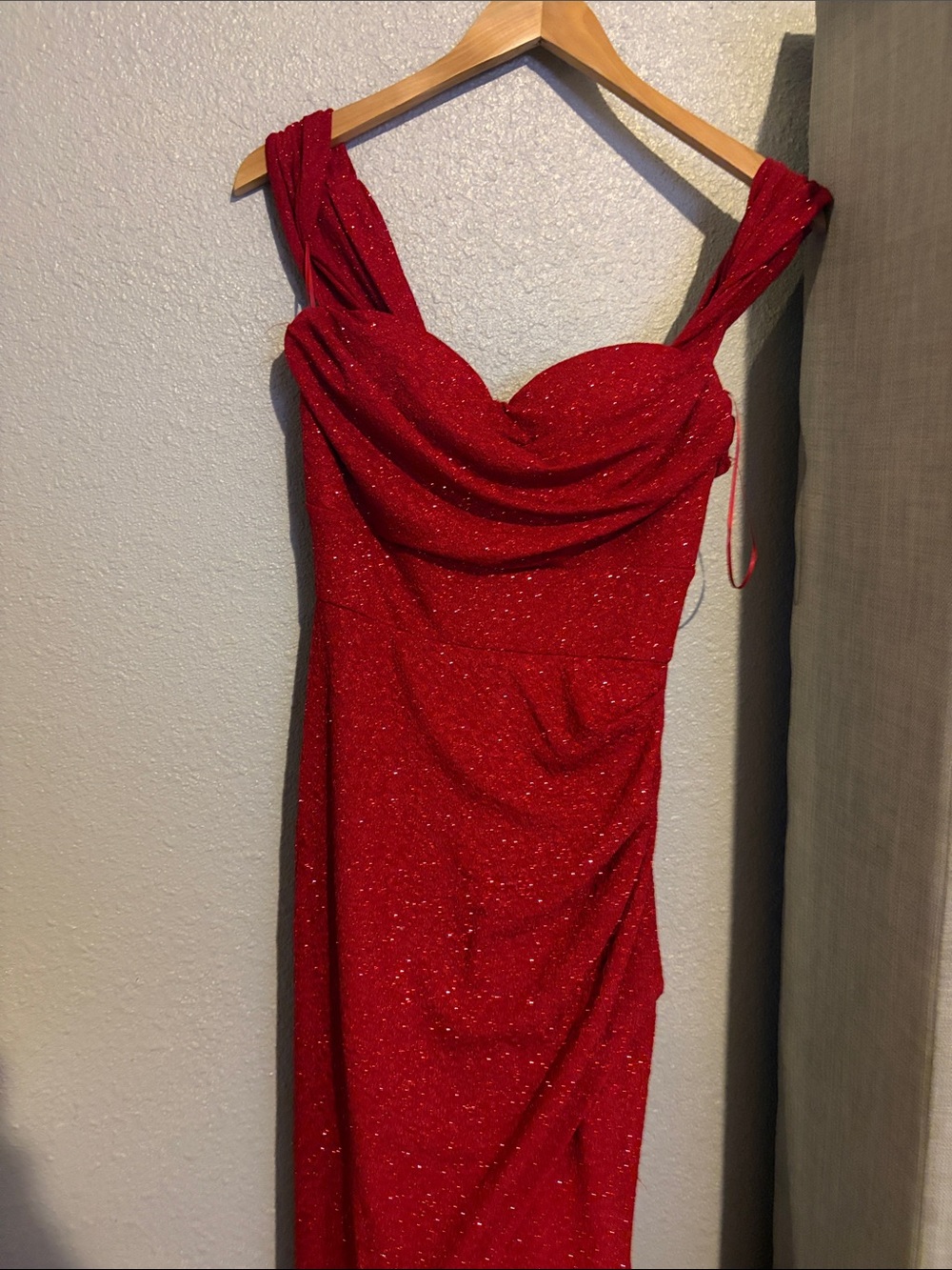 Windsor Red Glitter Evening Dress - Women